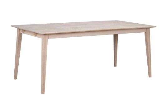 Rowico Home Filippa spisebord Hvitpigmentert 180 x 90 cm Natur