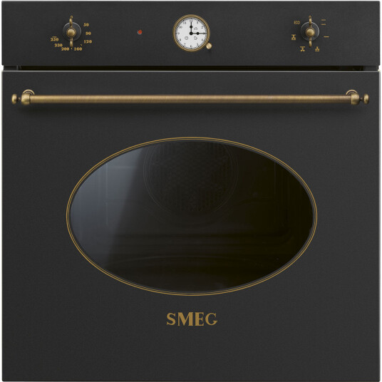 Smeg SF68C1AO Integrert Stekeovn 60 cm Antrasitt med Klokke