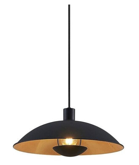 Lindby Narisara hengelampe svart-gull 1lk. 40 cm Lindby Narisara hengelampe svart-gull 1lk. 40 cm