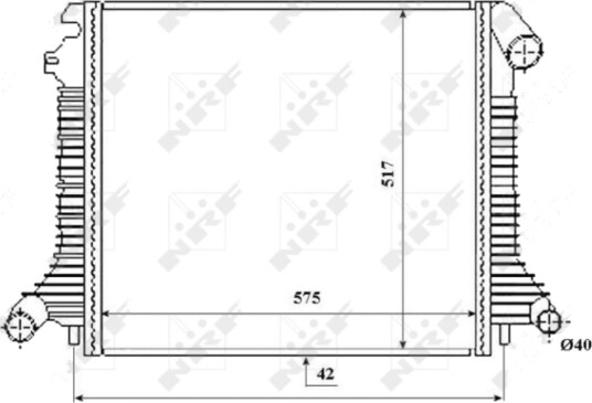 Radiator NRF 53855