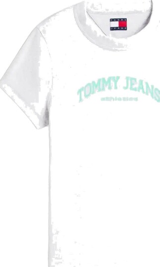 Tommy Jeans Tjw Slim Varsity Ss Tee ICE GREY HEATHER L