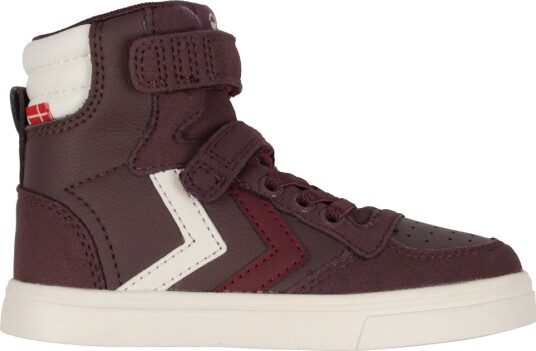 Hummel Støvler Slimmer Stadil Leather High Jr Catawba Grape Hummel 35 Støvler Lilla Rød