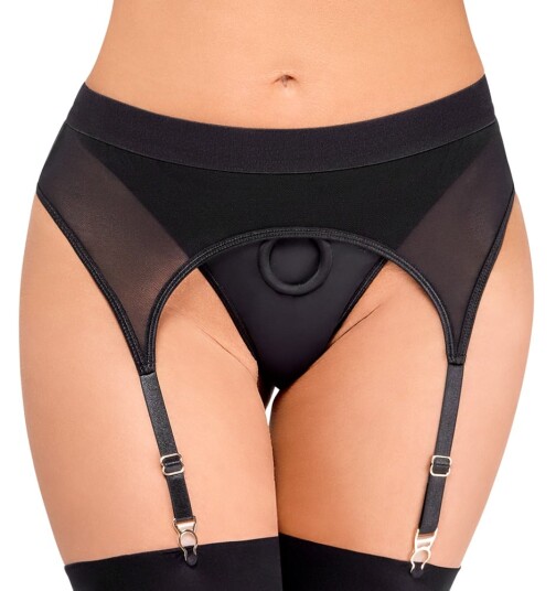 Strap-on thong with suspenders Strap-on thong with suspenders