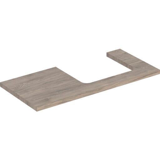 Geberit One benkeplate 104,2x47,3 cm valnøtt Nøttetre