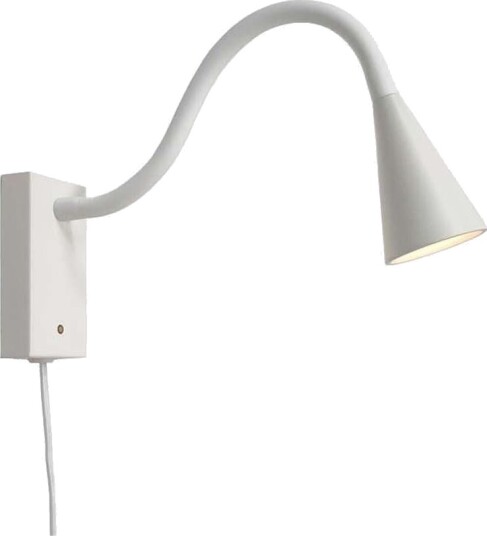 Flex vegglampe Matt hvit