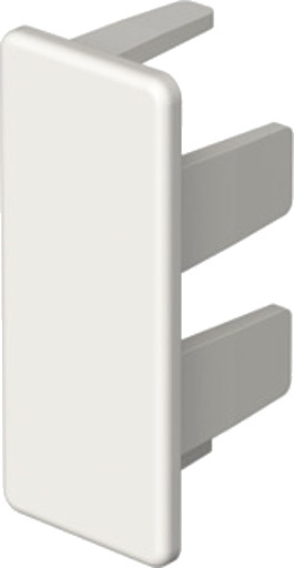 OBO Bettermann Endestykke WDK 15x40 RAL 9010 for Kanal