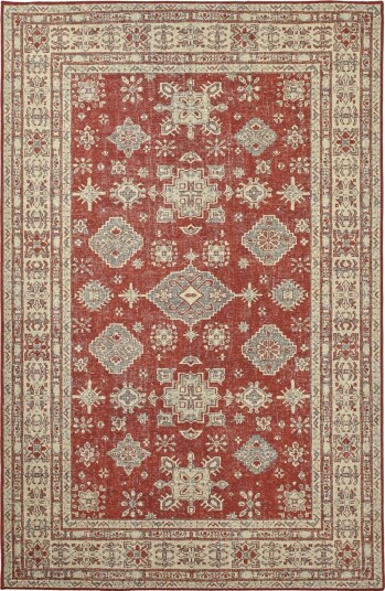 Flatvevd teppe Zuleina rød Størrelse: 230 x 340 cm