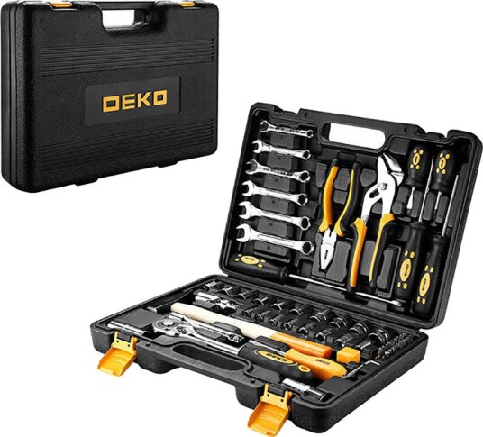 Deko Tools Verktøysett (63 Deler)