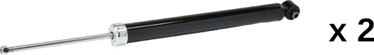 RIDEX 854S20554 Støtdemper