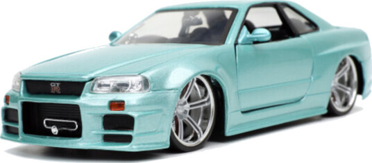 1:24 Fast & Furious Brian's Nissan Skyline GTR R34 1:24 Fast & Furious Brian's Nissan Skyline GTR R34