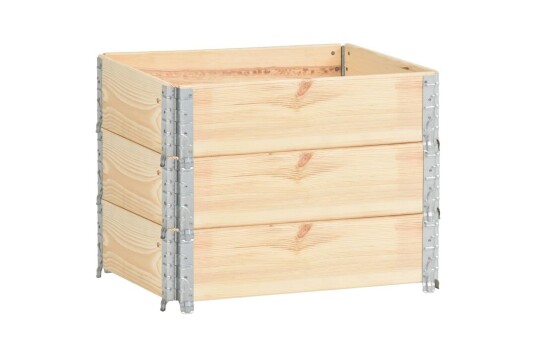 Høybed 3 stk 60x80 cm heltre furu