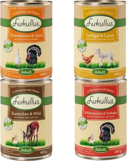 Lukullus Våtfôr Mix I 24x400g