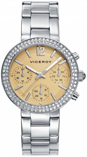 Viceroy Dameklokke 42214 75 Classic Stål Ø36 mm
