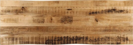  Bordplate naturlig kant 120x40x3,8 cm grovt heltre mangotre 370686