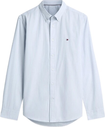 Tommy Hilfiger Flex Hairline Poplin Rf Shirt Blue L