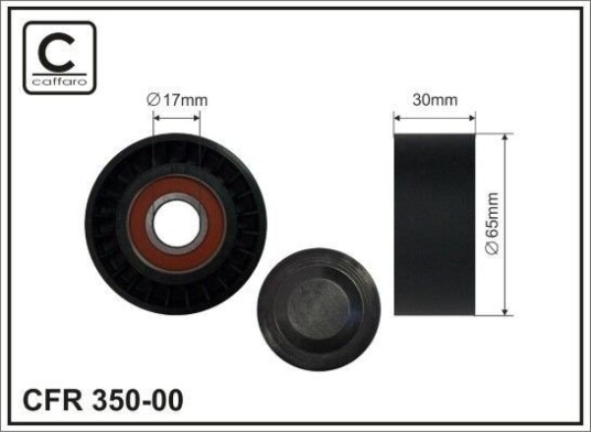 Strammehjul, kilerem CAFFARO 350-00