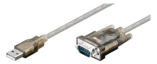 MicroConnect DB-9 til USB 1.5 m Seriell Kabel med Tommelskruer MicroConnect DB-9 til USB 1.5 m Seriell Kabel med Tommelskruer