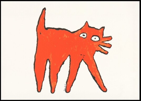 Orange Cat Plakat / 100x150