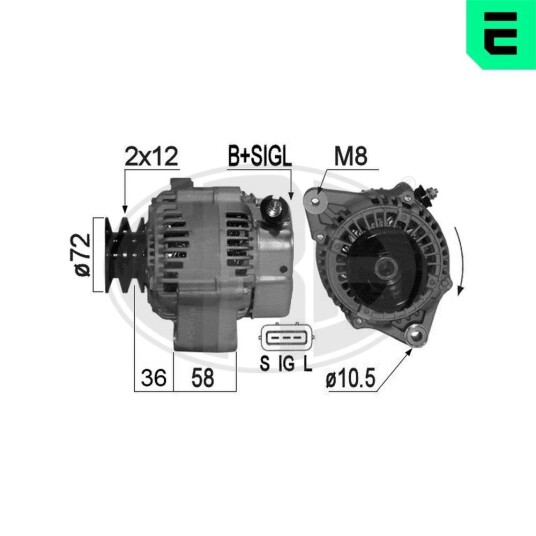 Dynamo ERA 209250A