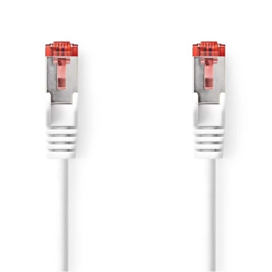 Nedis CAT6 S/FTP Nettverkskabel 15m Hvit Rund Nedis CAT6 S/FTP Nettverkskabel 15m Hvit Rund