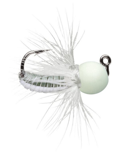VMC Tungsten Fly Jig mormyska, 2 pk - 1,8 gram - Glow VMC Tungsten Fly Jig mormyska, 2 pk - 1,8 gram - Glow