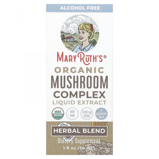 MARY RUTH`S ORGANIC MUSHROOM COMPLEX LIQUID EXTRACT MARY RUTH`S ORGANIC MUSHROOM COMPLEX LIQUID EXTRACT