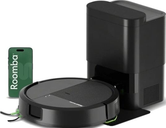 iRobot Roomba Combo 115+ Robotstøvsuger 15 000 Pa med AutoEmpty, Sort