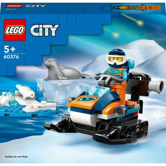 LEGO City 60376 Polarutforsker med snøskuter