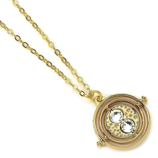 Carat Shop, The Harry Potter Anheng Og Halskjede Fixed Time Turner (Gullbelagt)