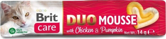 Brit Care Cat Creamy Duo Mousse Chicken & Pumpkin 4x14g Brit Care Cat Creamy Duo Mousse Chicken & Pumpkin 4x14g