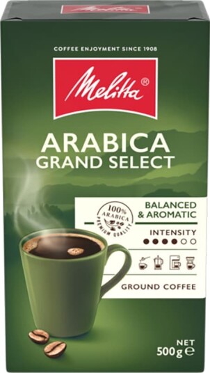 Melitta Arabica Grand Select ground coffee 431 500 g Melitta Arabica Grand Select ground coffee 431 500 g