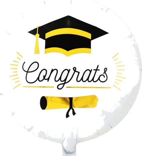 Globos Folieballong Graduation Congratz 45cm GL6017