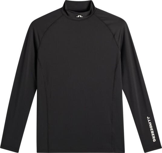 J.Lindeberg Ello Compression Top Svart Golfgenser herre Black X Small J.Lindeberg Ello Compression Top Svart Golfgenser herre Black X Small