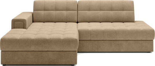 Seksjon Eltap Blezalt 240x150x82 cm Monolith 09 Mørk beige Venstre