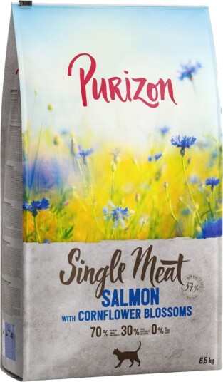 Purizon Tørrfôr Single Meat Laks Med Kornblomst 2 X 6.5 kg Purizon Tørrfôr Single Meat Laks Med Kornblomst 2 X 6.5 kg
