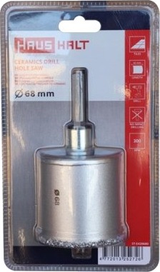 Delphi Tools 68 Mm Hullsag Med Hardmetall Carbide Grit Hole Saw