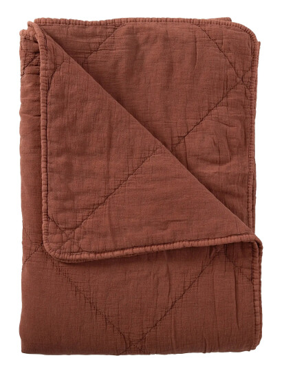 C"est Bon Cotton Throw Brown 140X200CM C"est Bon Cotton Throw Brown 140X200CM