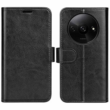 Xiaomi Redmi A3 Lommebok-deksel med Magnetisk Lukning Svart