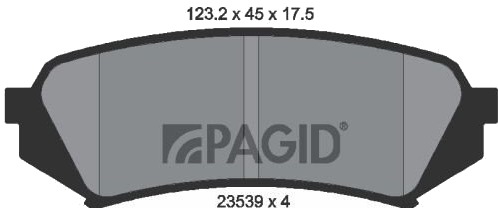 PAGID T1243N Bremseklosser