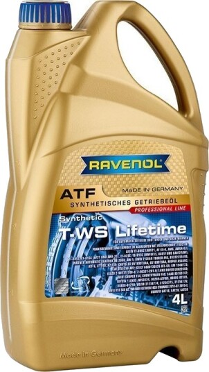 Transmisjonsolje RAVENOL ATF T-WS Lifetime Fluid 4L Transmisjonsolje RAVENOL ATF T-WS Lifetime Fluid 4L