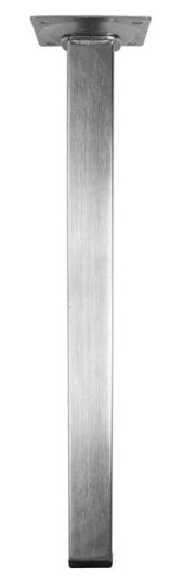 Bordben Home it 24x24 mm Børstet Stål Bordben Home it 24x24 mm Børstet Stål