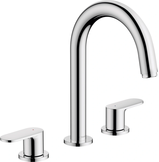 Hansgrohe Vernis 3-hulls Batteri 150 Med bunnventil, Krom Hansgrohe Vernis 3-hulls Batteri 150 Med bunnventil, Krom