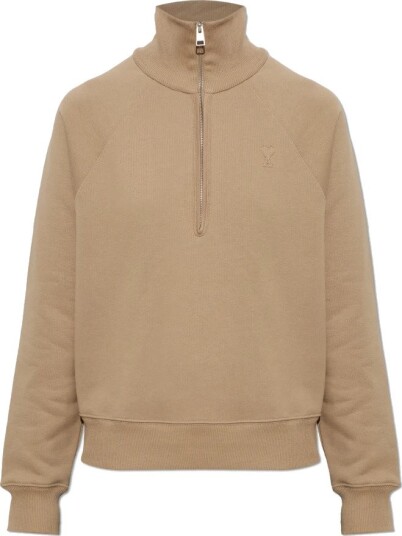 Ami Paris Dame Gensere & Hettegensere Beige S,