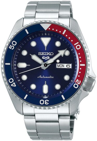 Seiko 5 Sports Herreklokke SRPD53K1 Blå/Stål Ø43 mm