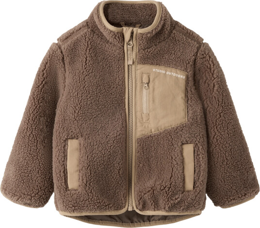 Name It Nmnmattia Sherpa Jacket Pb1 Brown 122