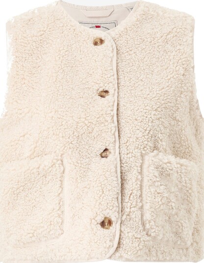 Levi's Pilevest Rema Sherpa Vest Hvit