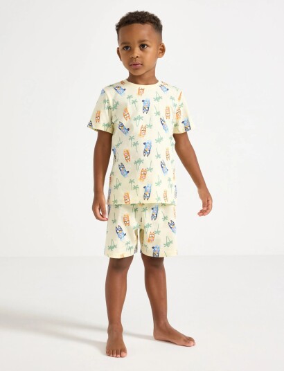 Lindex Bluey Pyjama Set Yellow 92 Lindex Bluey Pyjama Set Yellow 92