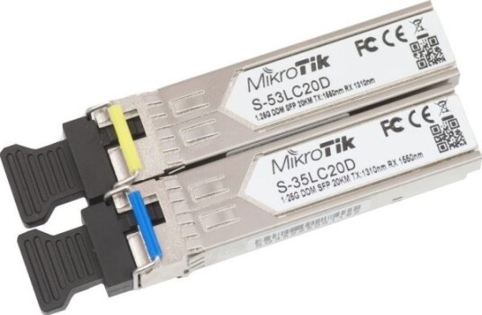 Mikrotik S-3553Lc20d 1250 Mbit/S Sfp Lc 20000 M Rb260gs Rb2011ls Rb2011ls-In Rb2011uas-In Rb2011uas-Rm Rb2011uas-2H1d...In