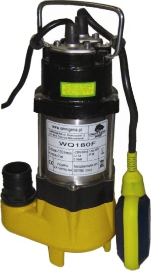 Omnigena Kloakkpumpe Wq 180F 230V Omnigena Kloakkpumpe Wq 180F 230V