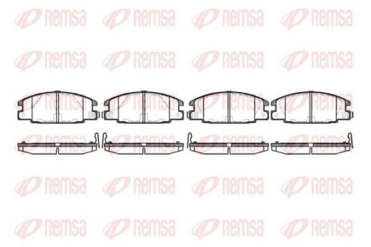 Bremseklosser REMSA 0238.24 Bremseklosser REMSA 0238.24